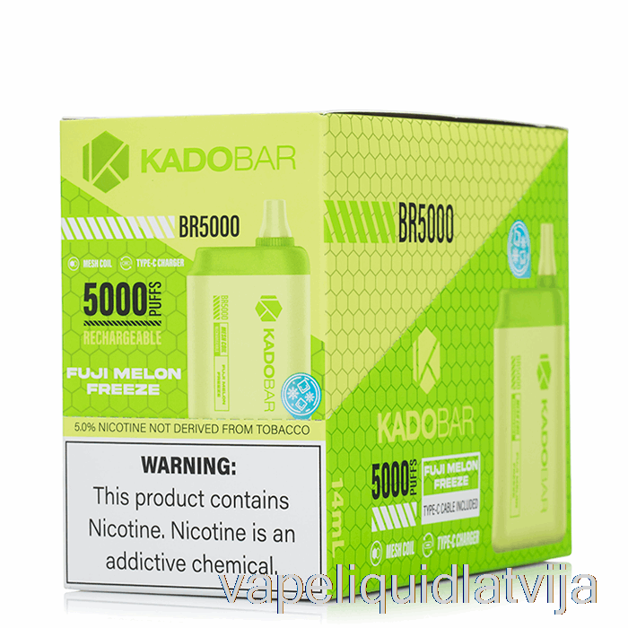 [5-pack] Kado Bar Br5000 Vienreizējās Lietošanas Vape šķidrums